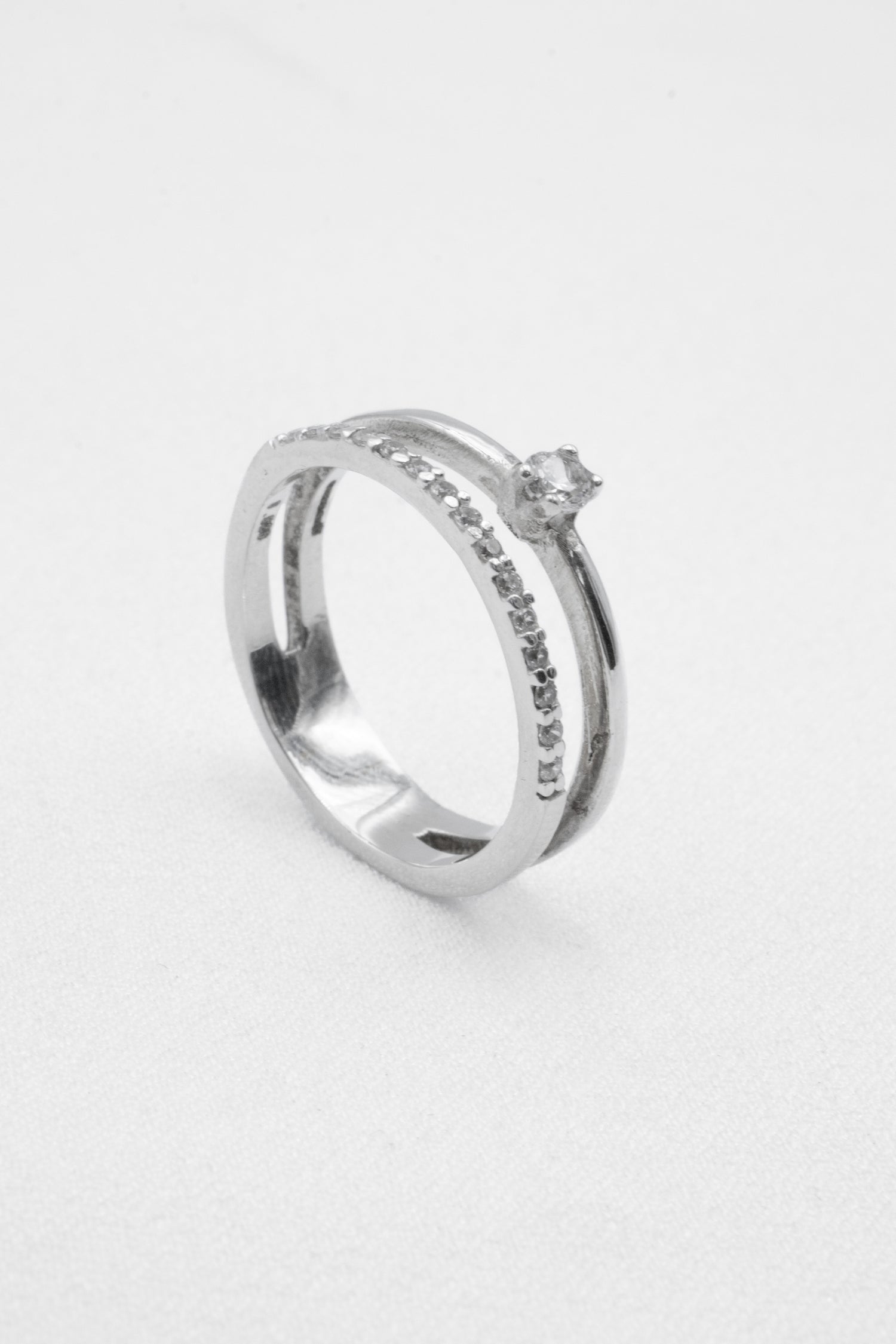 Anillo Doble de Plata