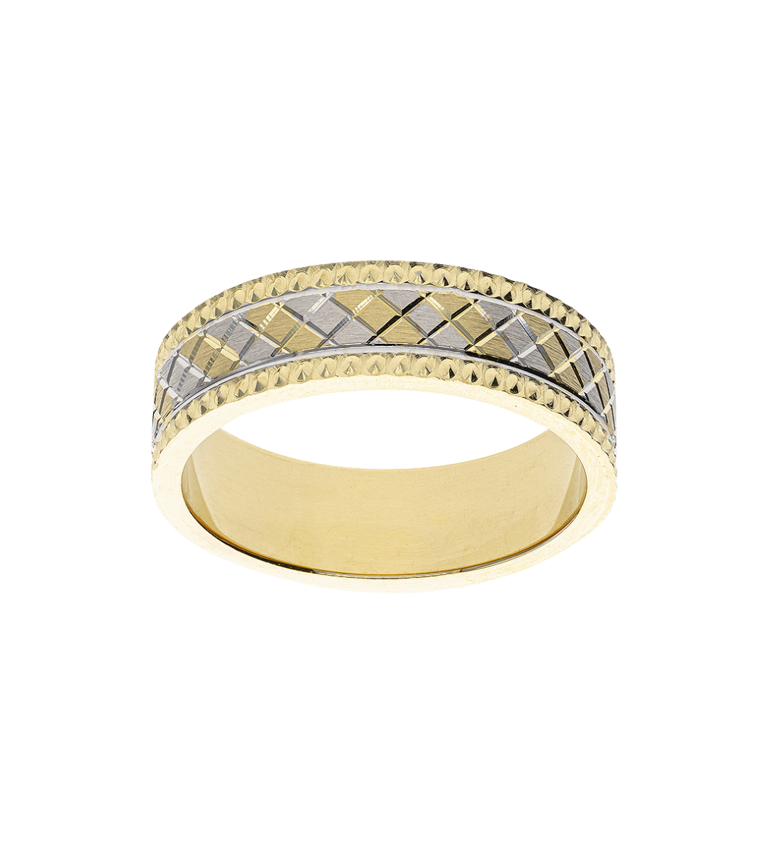 Argolla Oro Rombo