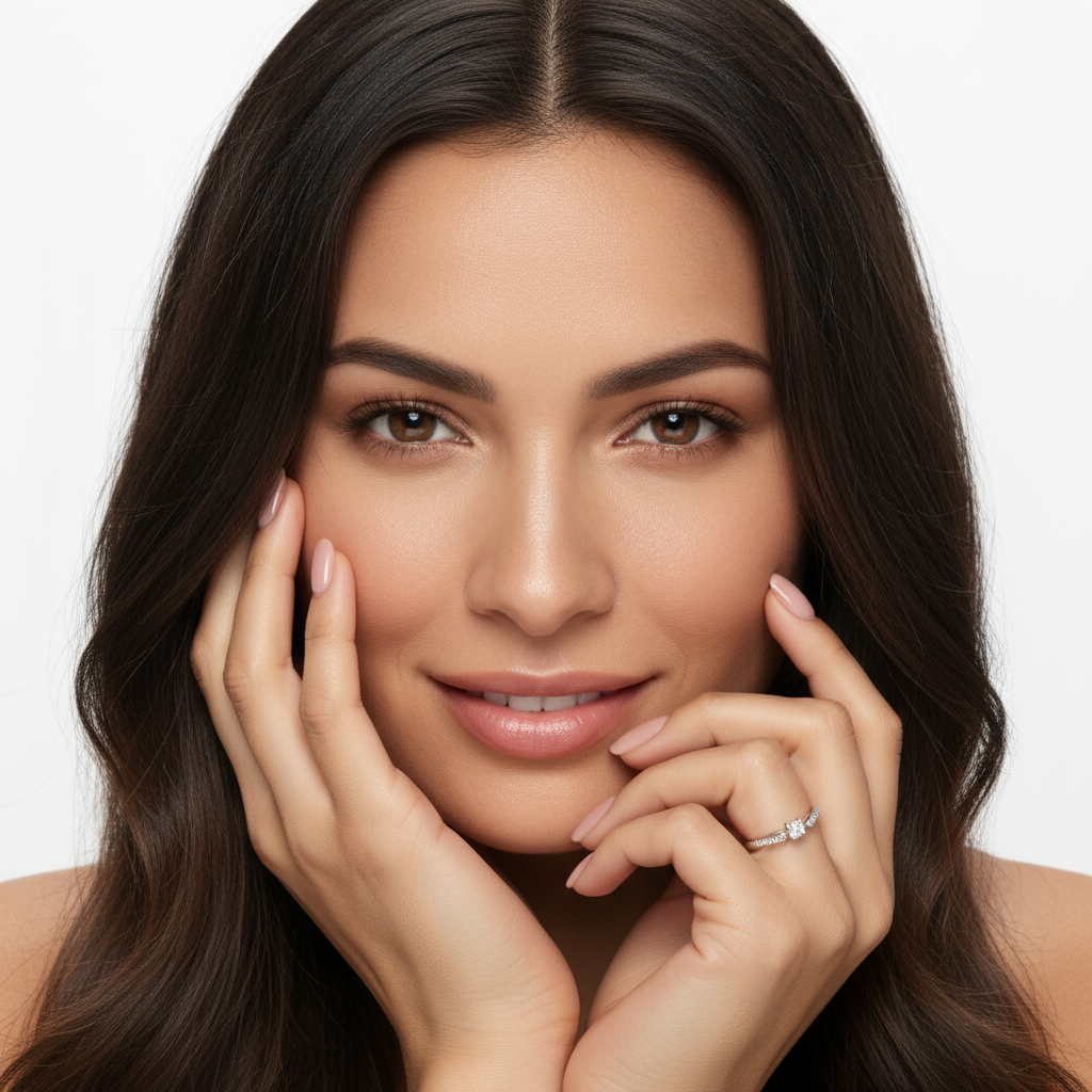 Anillo Solitario con Diamantes