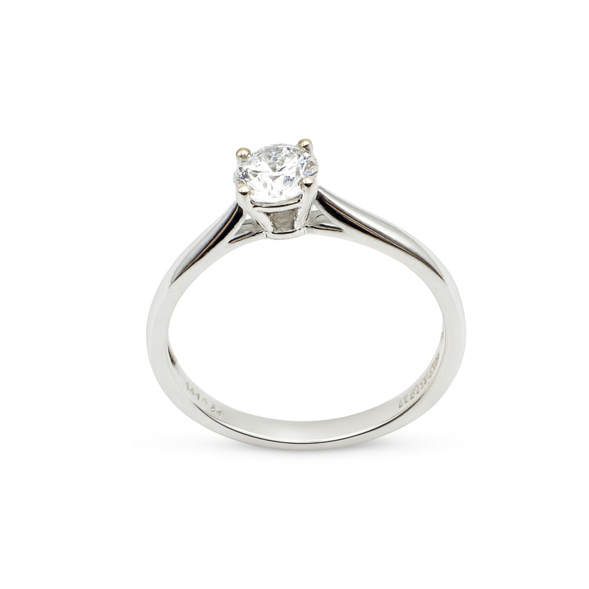 Anillo Solitario con Diamante