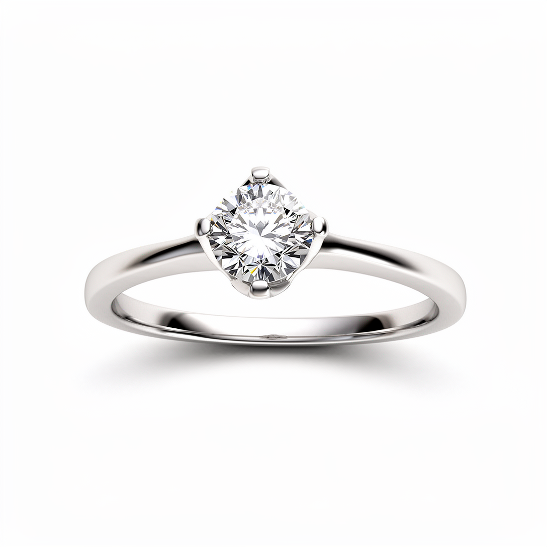 Anillo Solitario con Zirconia