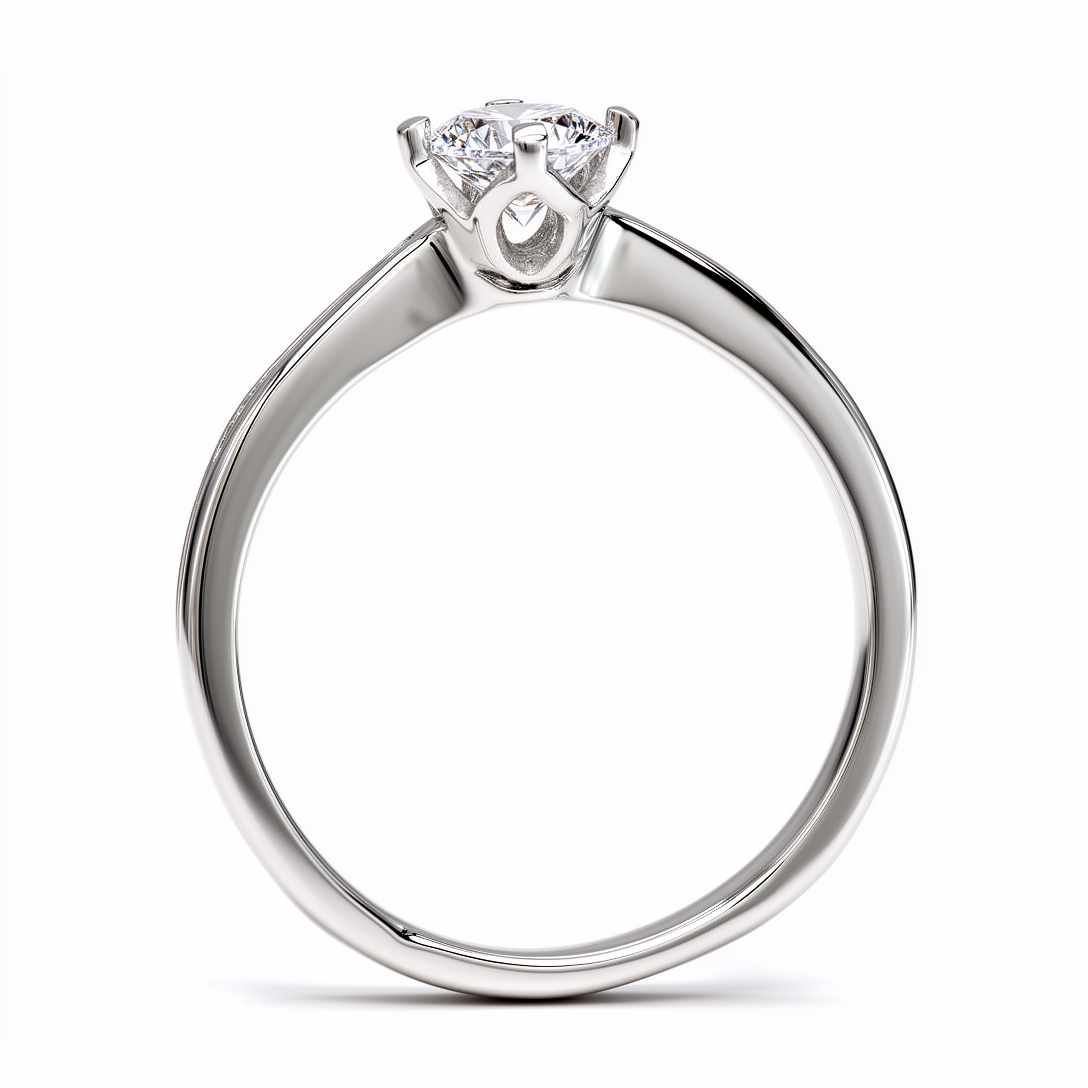 Anillo Solitario con Zirconia