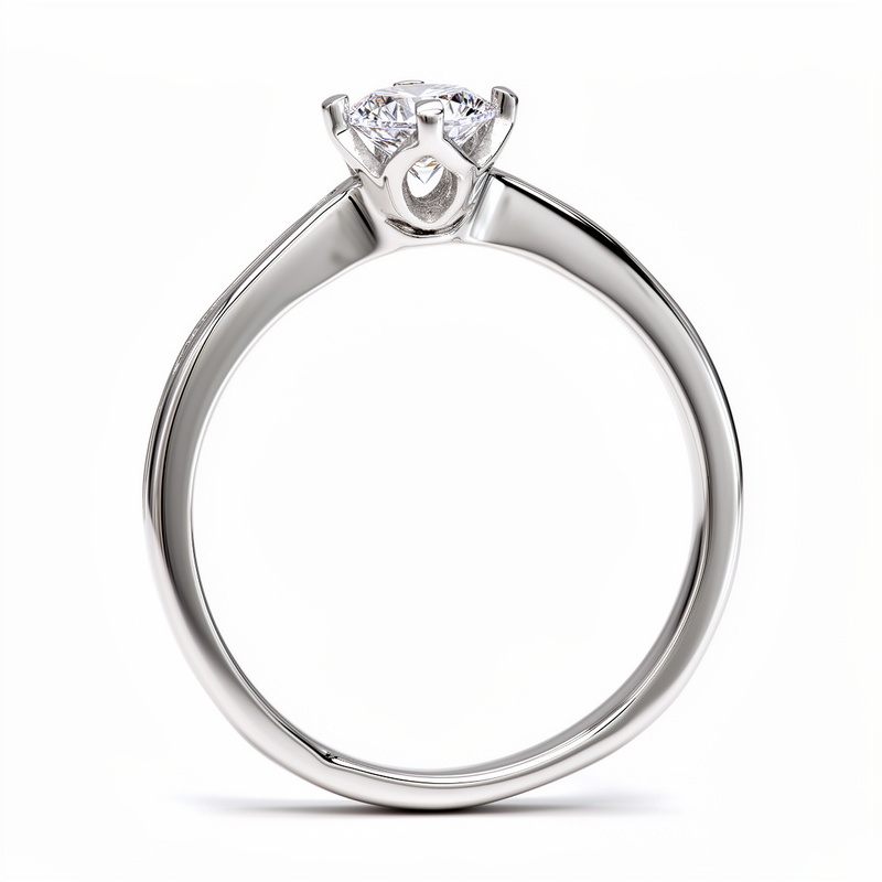 Anillo Solitario con Zirconia