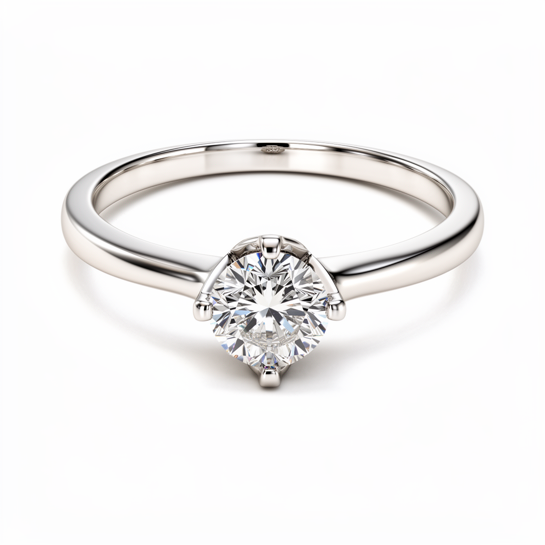 Anillo Solitario con Zirconia