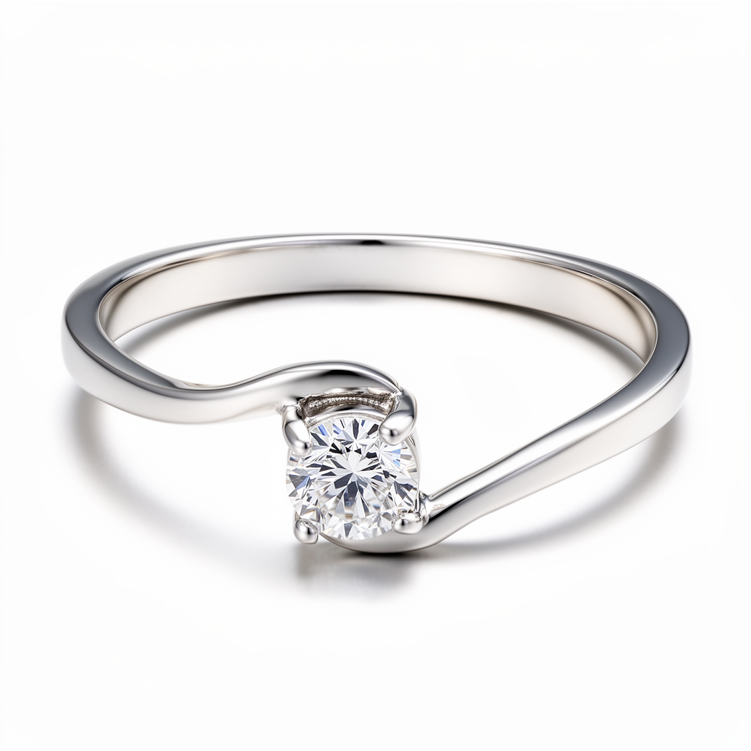 Anillo Cruzado de Plata