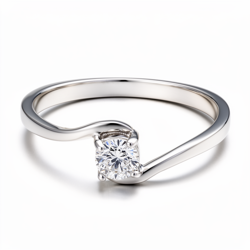 Anillo Cruzado de Plata