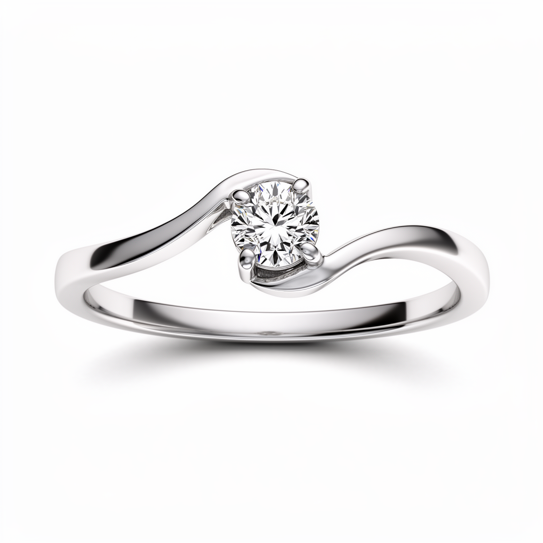 Anillo Cruzado de Plata