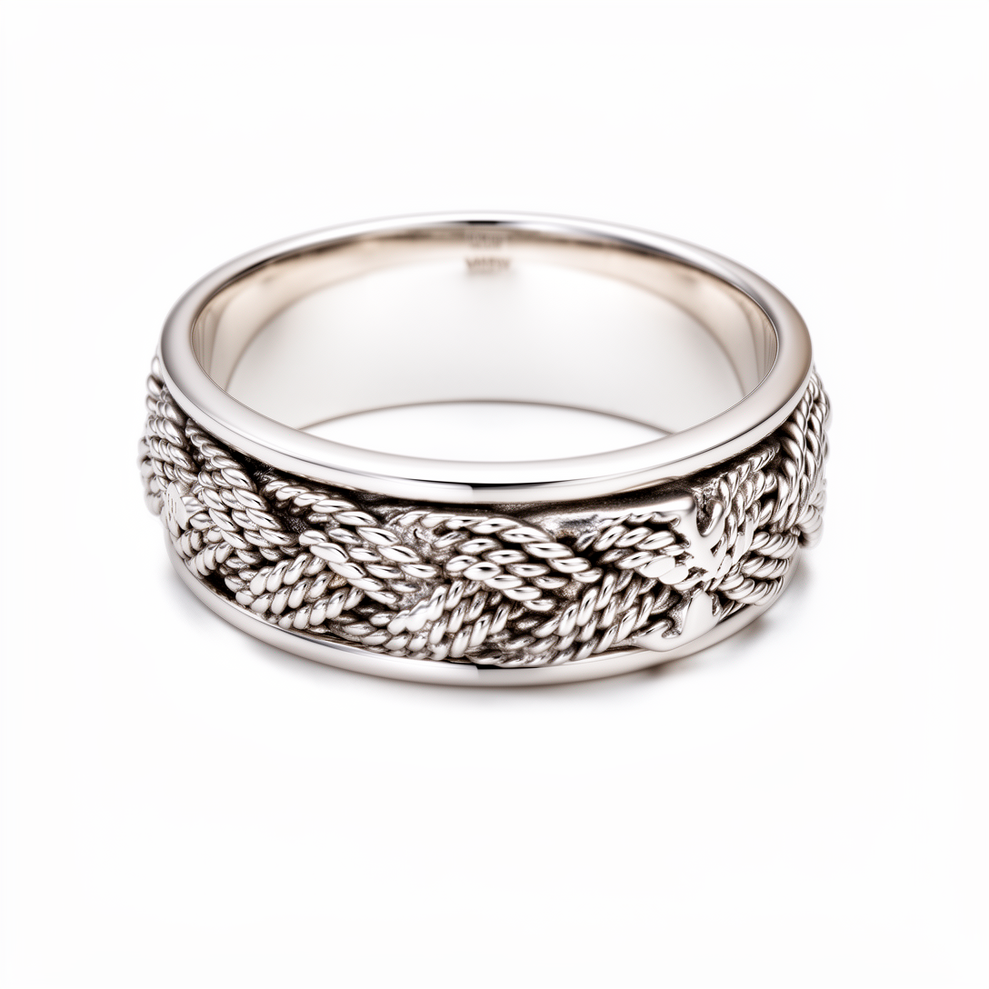 Argolla Trenzado de Plata